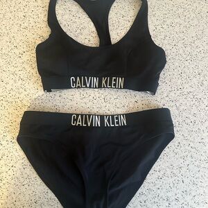 Calvin Klein Black Women's Swim Set